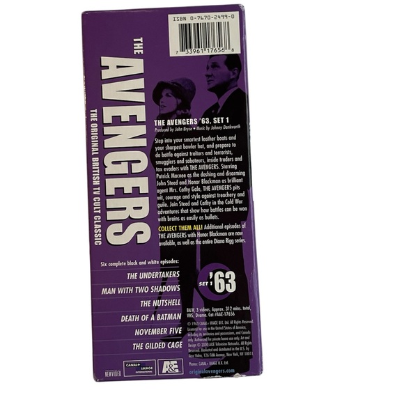 The Avengers VHS tapes - Picture 2 of 8